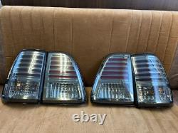 100 Series Land Cruiser Lx Smoke Tail Led Left And Right Set Light Lamp Toyota