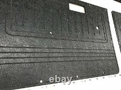 Black ABS Waterproof Door Cards Fits Toyota Landcruiser FJ40-47 SWB x4