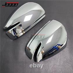 Chrome Side Wing Mirror Cover Trim For Toyota Land Cruiser 300 Series LC300 2022
