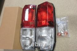 Crystal Red White Tail Lights Lamp For Land Cruiser 70 Series 2 Door LJ71 LJ73