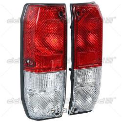 Crystal Red White Tail Lights Lamp For Land Cruiser 70 Series 2 Door LJ71 LJ73