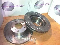 Disc Brake Rotors to suit Toyota Landcruiser 80 Series 1992-98 Slotted UPG Front