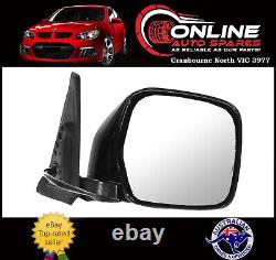 Door Mirror RIGHT ELECTRIC fit Toyota Landcruiser 100 Series Black 98 -07 rear