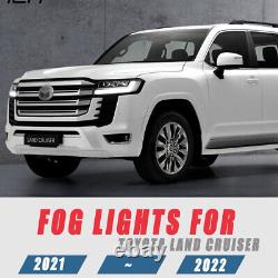 For Toyota Land Cruiser 300 Series LC300 2021 2022 LED Fog Light Driving Lamp