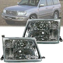Front Right Left Side Headlight Lamp Fit Land Cruiser 100 Series + Express