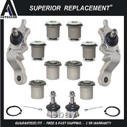 Front Upper Lower Control Arm Bushings Ball Joints Kit 12pc for Tacoma 95-04 4WD