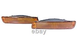 Genuine OEM Toyota Land Cruiser 80 Series Front Blinker Indicator Lamps Pair