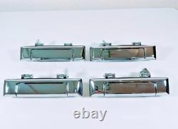 Genuine Toyota 60 Series Land Cruiser Chrome Plated Outer Door Handle Set 4 Pcs