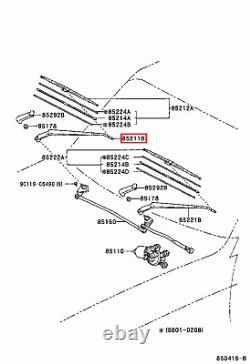 Genuine Toyota LandCruiser 100 Series UZJ Front Right RH Windshield Wiper Arm