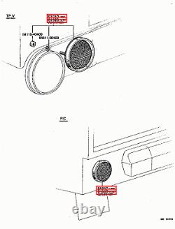 Genuine Toyota LandCruiser 40 45 Series FJ BJ Rear RH LH Bumper Reflector Set