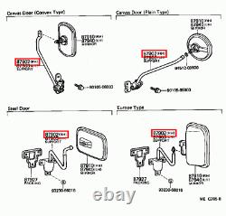 Genuine Toyota LandCruiser 40 Series FJ BJ Right RH Door Side Mirror Holder Arm