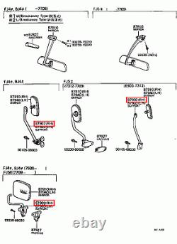 Genuine Toyota LandCruiser 40 Series FJ BJ Right RH Door Side Mirror Holder Arm