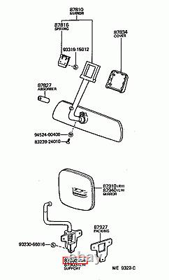 Genuine Toyota LandCruiser 40 Series FJ BJ Right RH Door Side Mirror Holder Arm