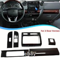 Grain Wood Interior Console Trim Kits For Toyota Land Cruiser 70 LC76 77 78 FJ79