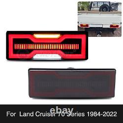 HC LED Tail Lights For land cruiser 70 Series 1984-2011 fj75 smoke truck lamps