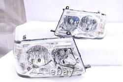 JDM Toyota Land Cruiser 100 Series Headlights Right Left Pair DEPO D12-1103