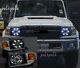 LED DRL & Dual Beam Head Lights For Toyota Land Cruiser 70 Series LC76 LC78 LC79