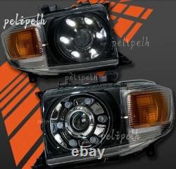 LED DRL & Dual Beam Head Lights For Toyota Land Cruiser 70 Series LC76 LC78 LC79