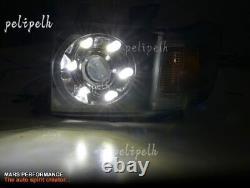 LED DRL & Dual Beam Head Lights For Toyota Land Cruiser 70 Series LC76 LC78 LC79