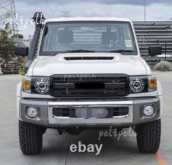 LED DRL & Dual Beam Head Lights For Toyota Land Cruiser 70 Series LC76 LC78 LC79