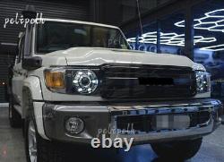 LED DRL & Dual Beam Head Lights For Toyota Landcruiser 70 Series LC76 LC78 LC79