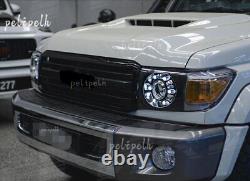 LED DRL & Dual Beam Head Lights For Toyota Landcruiser 70 Series LC76 LC78 LC79