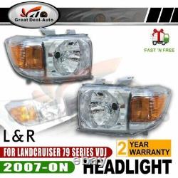 LED Head light For Toyota Landcruiser VDJ 79 78 76 Series 2007-2021 Land Cruiser