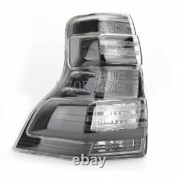 LH+RH Black Rear Tail Light Lamp For Toyota Land Cruiser Prado J150 s2 2009-2017