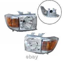 L+R Head Lights Headlight For Toyota Landcruiser VDJ70/76/78/79 Series 2007-UP