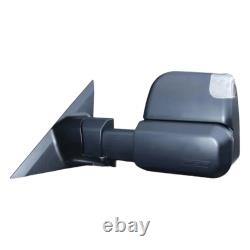 MSA Towing Mirror compatible with Toyota Land Cruiser 200 Series Black
