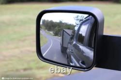 MSA Towing Mirror compatible with Toyota Land Cruiser 200 Series Black