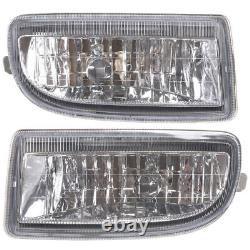 Pair Front Bumper Fog Light Lamp Body Fit For Land Cruiser 100 Series 1998-2007