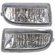 Pair Front Bumper Fog Light Lamp Body Fit For Land Cruiser 100 Series 1998-2007