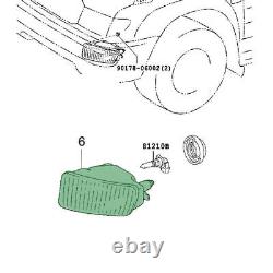 Pair Front Bumper Fog Light Lamp Body Fit For Land Cruiser 100 Series 1998-2007