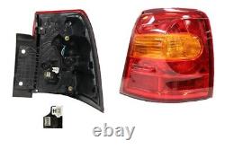 Pair LHS+RHS Outer LED Tail lights For Toyota Landcruiser 200 Series 2012-2015