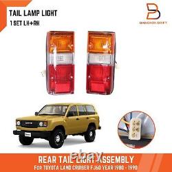 Pair Tail Light Rear Lamp For Toyota Land Cruiser 60 Series FJ60 BJ60 HJ60 80-90