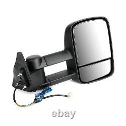 Pair Towing Mirrors Power Side Turn Signal For 98-07 LANDCRUISER 100 Series F05