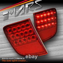 Red LED Rear Fog Brake Tail Lights for TOYOTA LANDCRUISER 200 Series 07-15 FJ200