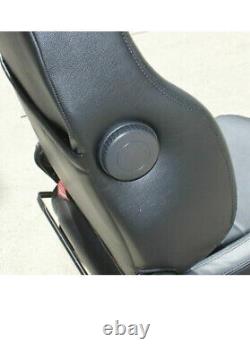 Sports Bucket Seats 2 4WD Grey PU Leather Adaptors for 75 79 Series Landcruiser