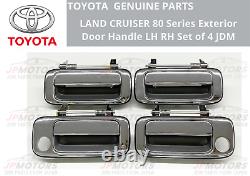 TOYOTA Genuine LAND CRUISER 80 Series Exterior Door Handle LH RH Set of 4 JDM