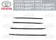 TOYOTA Genuine LAND CRUISER PRADO 150 Series 2010-20 Door Belt Molding 4 Set New