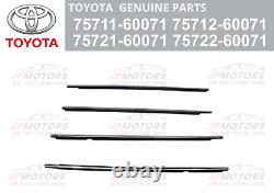 TOYOTA Genuine LAND CRUISER PRADO 150 Series 2010-20 Door Belt Molding 4 Set New