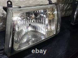 TOYOTA Genuine Land Cruiser 100 Series Headlight Lamp LH RH Set VeryGood F/S