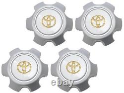 TOYOTA LAND CRUISER 80 Series Genuine Wheel Center Hub Cap Ornament 4pcs Set