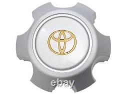 TOYOTA LAND CRUISER 80 Series Genuine Wheel Center Hub Cap Ornament 4pcs Set