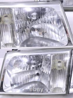 TOYOTA's Genuine Land Cruiser 100 Series Headlight Lamp LH RH Set Used