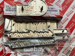 Toyota Genuine Land Cruiser 1969-86 FJ40 BJ40 40 Series Diesel Emblem Plate 4SET