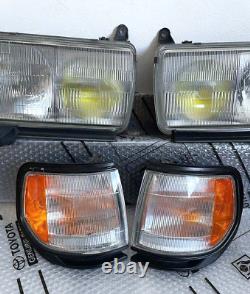 Toyota Land Cruiser 80 Series Genuine Left & Right Headlight blinker Lamp Set