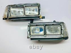 Toyota Land Cruiser 80 Series Quad Twin Headlights Set LH+RH Bolt on Swap FJ80