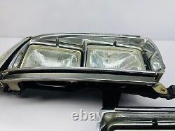 Toyota Land Cruiser 80 Series Quad Twin Headlights Set LH+RH Bolt on Swap FJ80